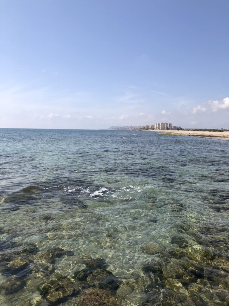 Foto van de zee in Mallorca, Spanje